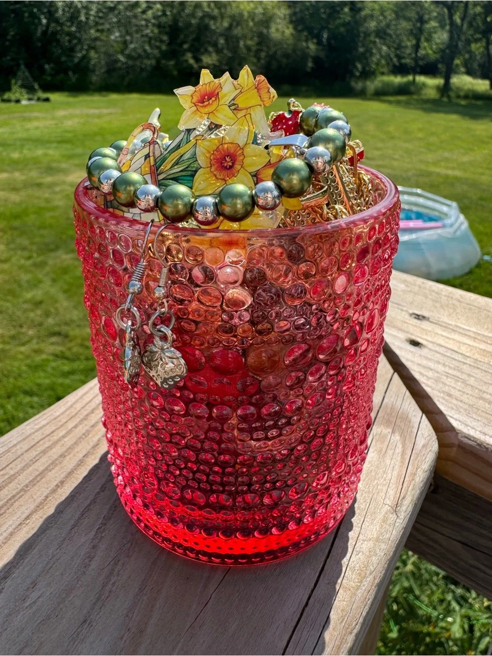 Strawberry Forest Mystery Jewelry Jar
